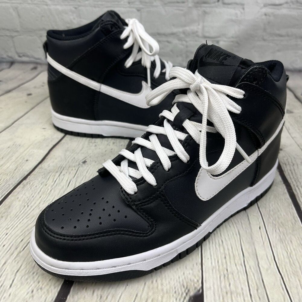 Nike Dunk High GS Sneaker Shoe Youth Size 5Y Anthracite Black White DH9751-001